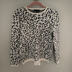 🖤🤍 Ann Taylor - Sweater - Leopard Print - M - NWOT